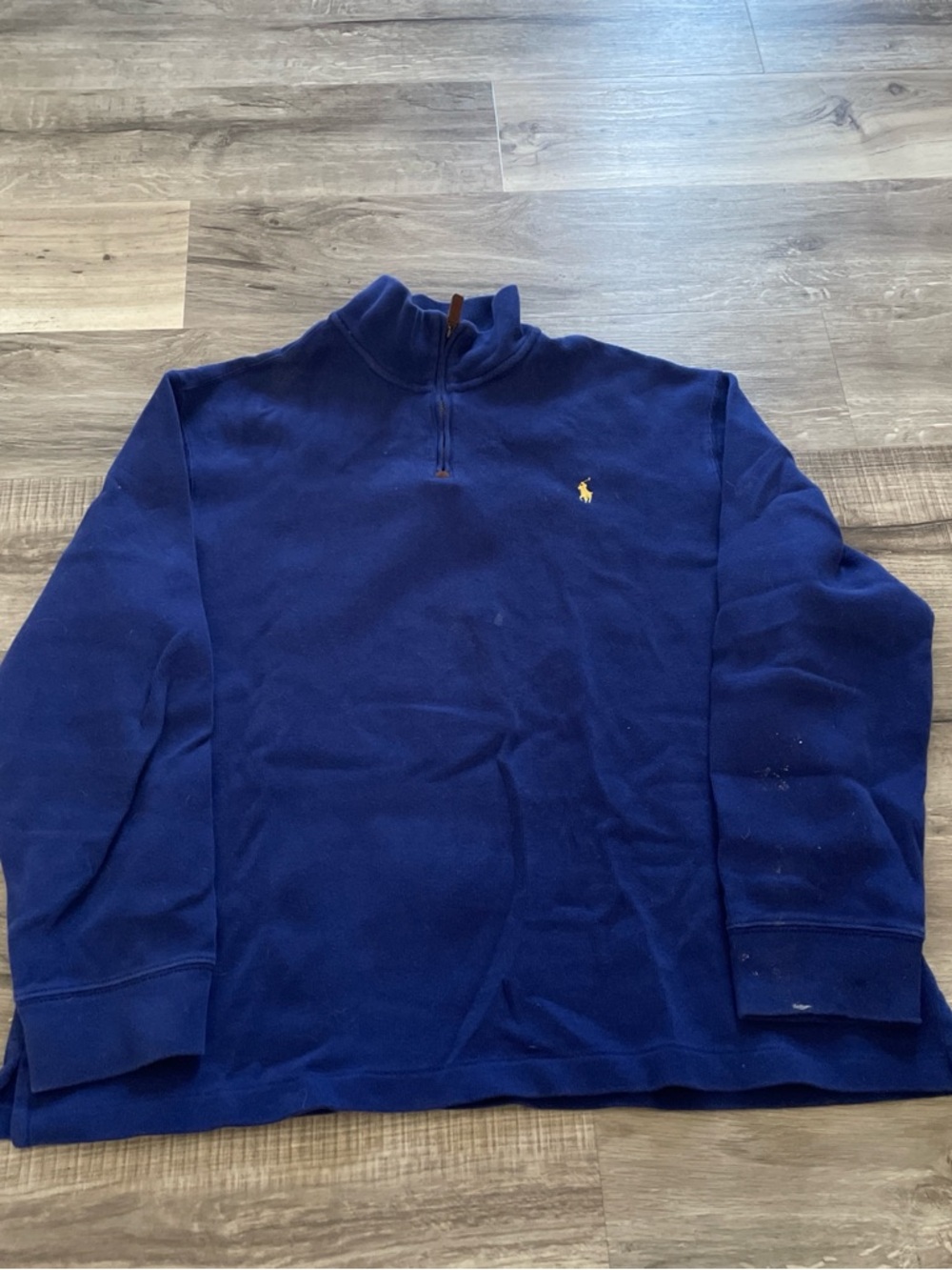 Polo by Ralph Lauren Royal Blue Quarter Zip Pullover